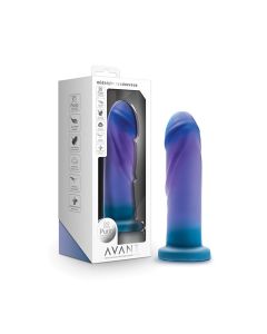 Blush Avant Midnight Rendezvous Silicone Dildo - Ocean Blue