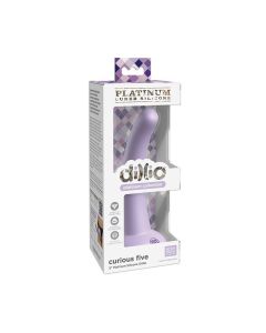 Dillio Platinum Curious Five Silicone Dildo